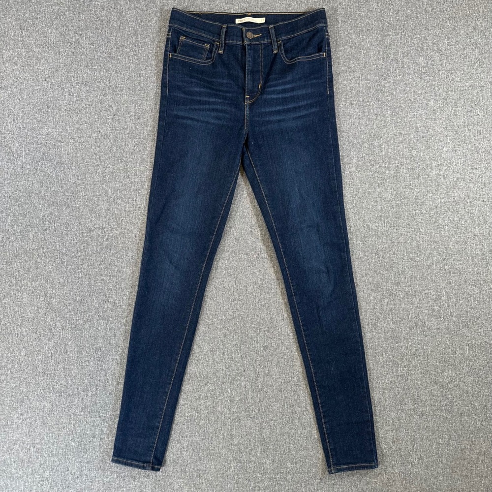 Levi's Jeans Women 27 720 High Rise Super Skinny Dark Wash Blue Stretch